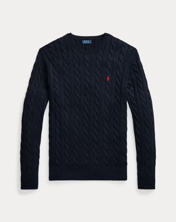 Pull en maille torsadée Ralph Lauren