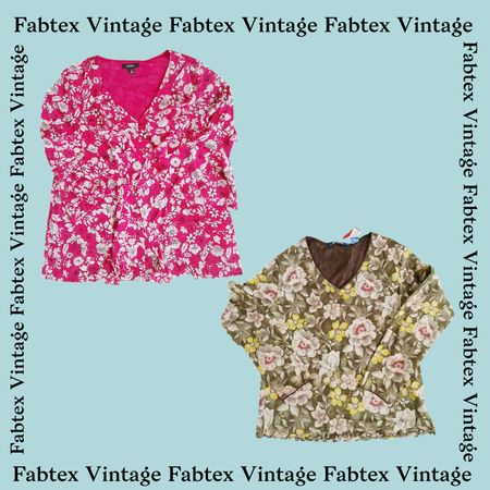 (FV-307) Boho Floral Mix Tops Bundle – Trendy Printed Summer Collection