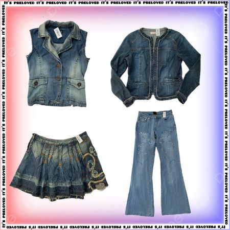 Denim Edition - waistcoats, pants, skirts and jacket (SS-1551)