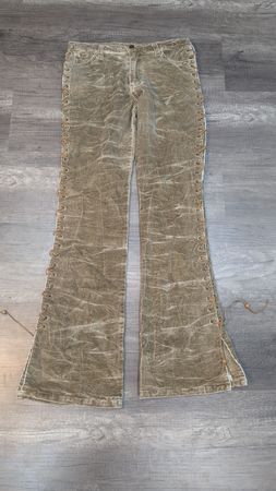 666 - Pantalones estilo Y2K mezcla de malla