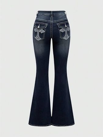 Custom handpick Y2k embroidered jeans men + women