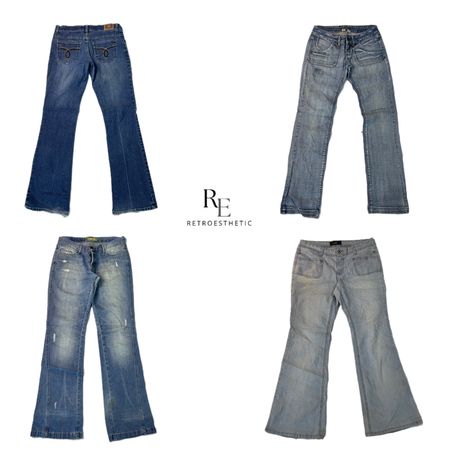 Y2K Britney Era Denim Jeans RE-2395