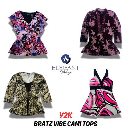 Y2K Bratz Vibe Cami Tops - EV0409