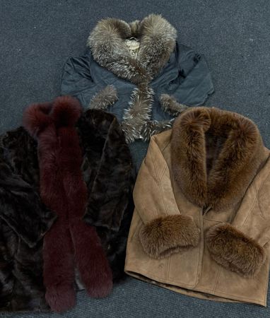Echte Pelzmäntel