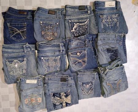 JEANS BOOTCUT COM FLARE Y2K