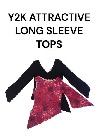 Y2K ATTRACTIVE LANGARM OBERTEILE