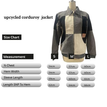 SS25 Upcycled Corduroy jacket