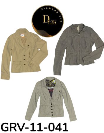 Y2K Lightweight Cotton Jacket – Early 2000s Fashion