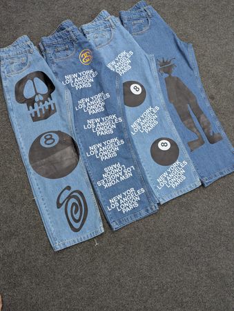 Stussy Printed Rework Style Pants