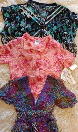 Y2K Floral Blouse  (2902)