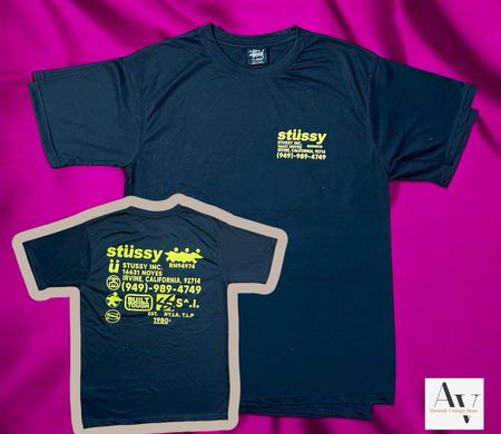 Stussy retravailler style nouveau style t-shirts