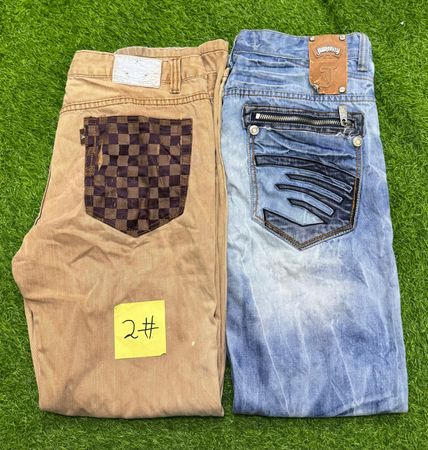 Hip hop jeans mix brands