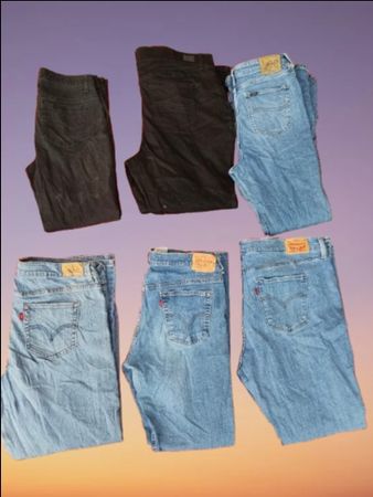 Jeans femininos Levis e Lee (LJ-17)