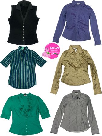 look de oficina callejera italiana y2k