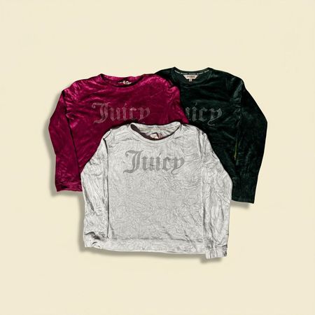 Juicy Couture Velvet Long Sleeve Tops (FF 1112 )