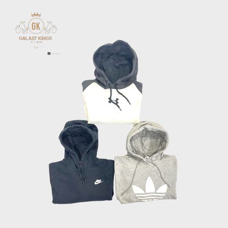 Finitions de sweat-shirts à capuche de marques mixtes