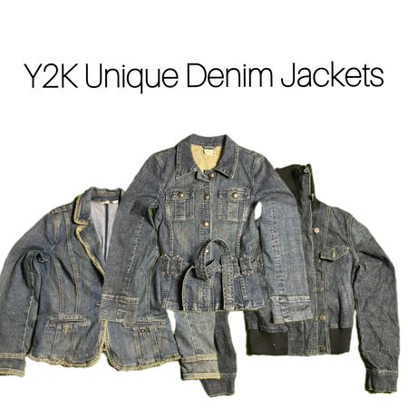 Y2K Unique Denim Jackets