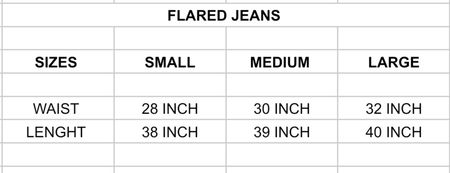 UPCYCLED DENIM FLARED JEANS