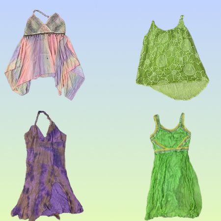 Y2K NYC Maxi Dresses (TS-1418)