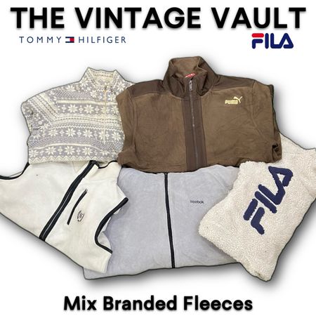 Mélange de vestes en polaire de marque