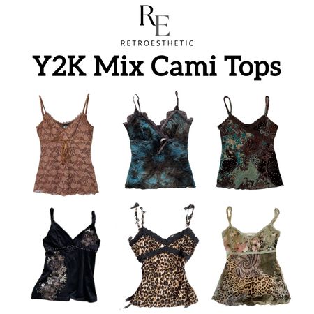 Y2K Mix Cami Tops (REP)