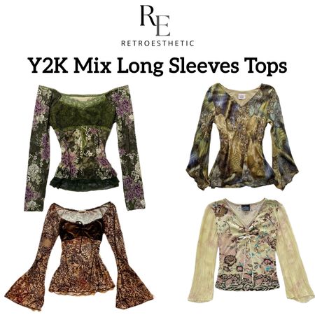 Y2K Mix Long Sleeves Tops (REPR)