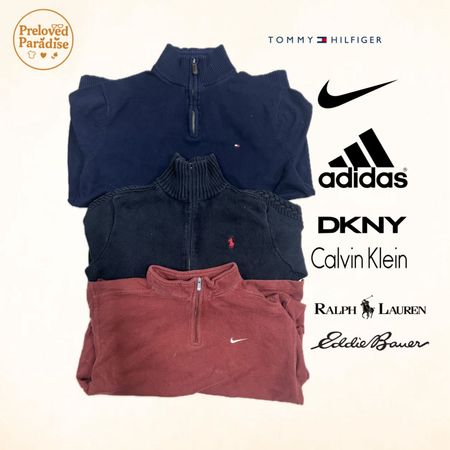 Mixed Branded 1/4 Zips