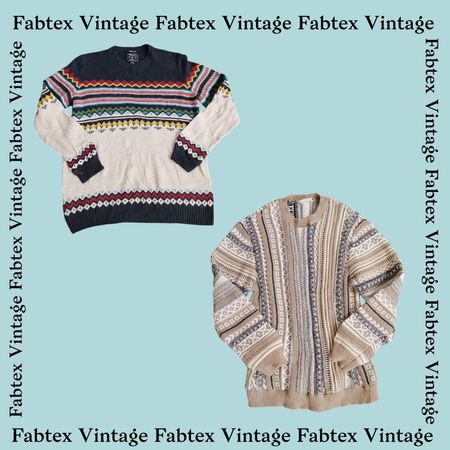 (FV-394) Tricot imprimé - Pull