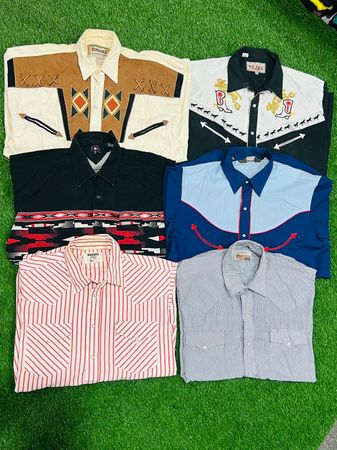 Western Shirts 70s Style (48pcs)