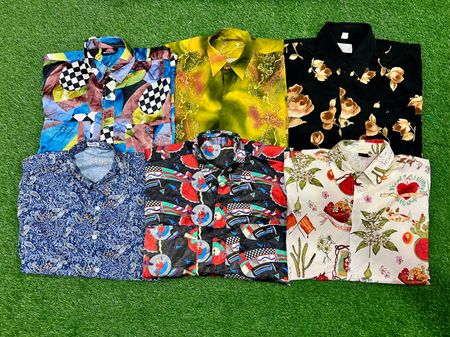 Print Silk Shirts (46pcs)