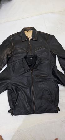 Men's vintage stylish bikers leather jackets