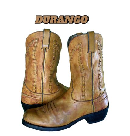 Branded cowboy boots