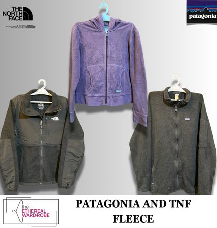 The North face and Patagonia Fleece