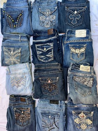 GRACE AND OTHER MIX BRANDS JEANS (MR 4018)