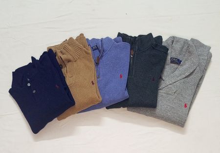 Ralph Lauren 1/4 zip 5 Pieces
