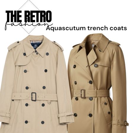 Aquascutum trench coats