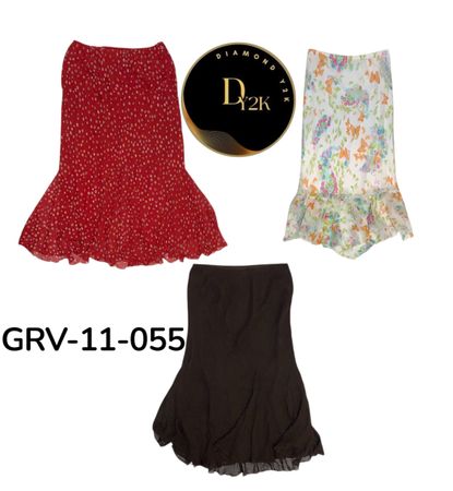 Y2K Women’s Polyester Skirt – Retro 2000s Aesthetic (GRV-11-055)