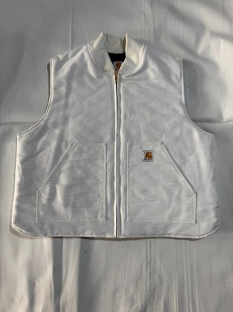 rework style white carhartt gilets