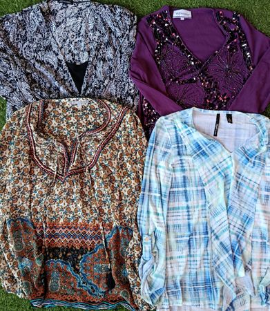 Y2k full sleeve blouse 10Pcs (2899)