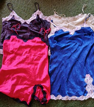 Y2K Silk Cami Tops (10) pcs "2912