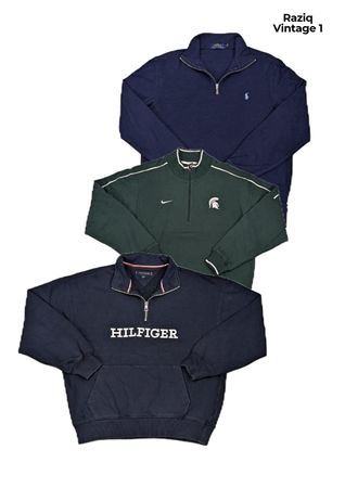 💥 Branded 1/4 Zip Sweatshirts