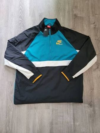 Nike track jacket half zip
