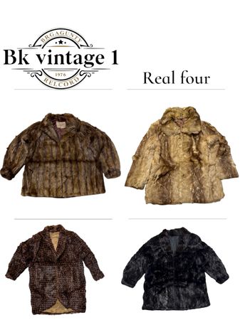 Real fur jacket 14 piece