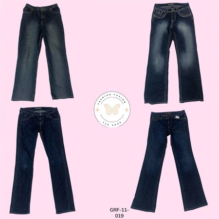Jeans évasés classiques – Coupe intemporelle et confort quotidien (GRF-11-019)