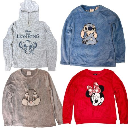 Disney Characters Fleece Sweatshirt | Warm Winter Pullover Top