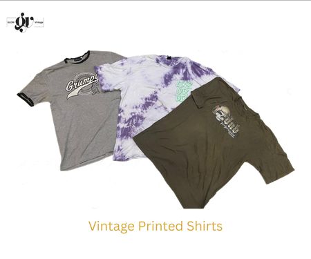 Camiseta de hombre vintage estampada GV0018