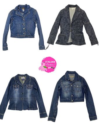 Y2K unique denim jacket