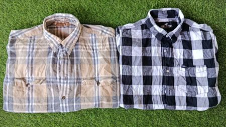 Chemises en flanelle de marque (10) pcs "2923