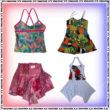 Indie Art Freak-tops, skirts and dresses (SS-1584)