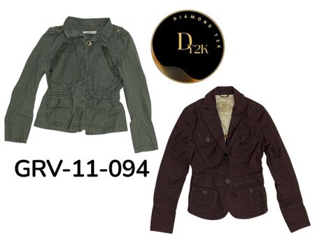 Y2K Style Cotton Jacket – Iconic Early 2000s Look (GRV-11-094)